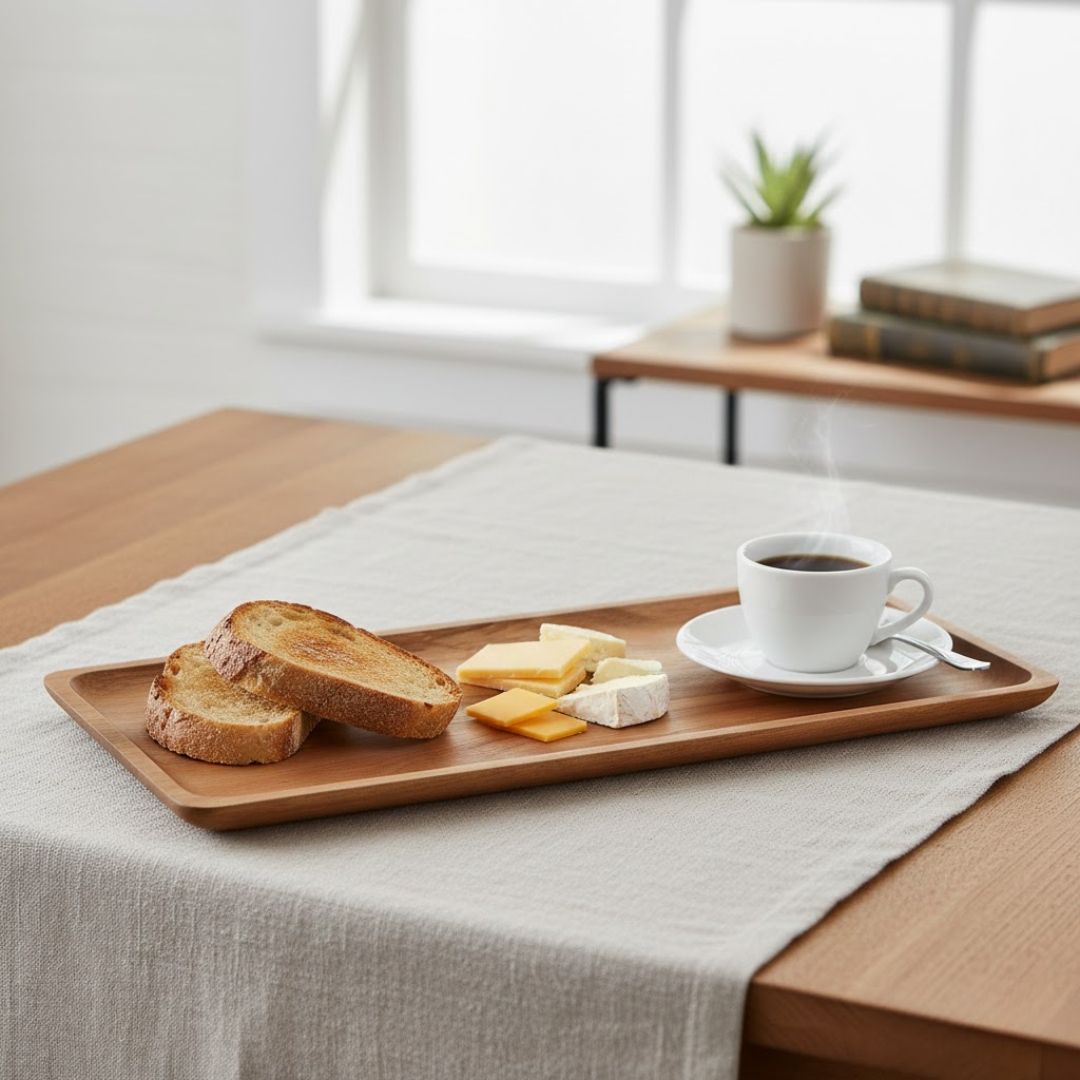 Exquisite Rectangle Tray for Elegant Dining